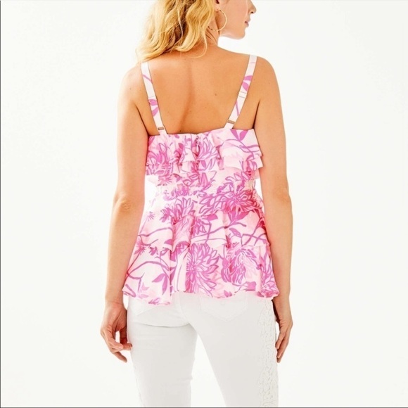 Lilly Pulitzer Olive Top Resort White Caliente Size 0 NWT - Picture 5 of 15